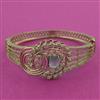 American Diamond Broad Kada with Mehndi Plating