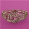American Diamond Broad Kada with Mehndi Plating