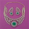 American Diamond Classic Necklace with Carat Plating
