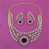 American Diamond Classic Necklace with Carat Plating