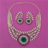 American Diamond Classic Necklace with Carat Plating