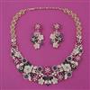 American Diamond Classic Necklace with Carat Plating