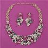 American Diamond Classic Necklace with Carat Plating