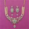 American Diamond Classic Necklace with Carat Plating