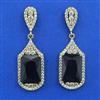 American Diamond Classic Earring with Mehndi Plating