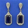 American Diamond Classic Earring with Mehndi Plating