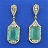 American Diamond Classic Earring with Mehndi Plating