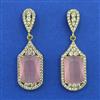 American Diamond Classic Earring with Mehndi Plating