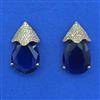 American Diamond Classic Earring with Mehndi Plating