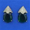 American Diamond Classic Earring with Mehndi Plating