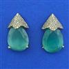 American Diamond Classic Earring with Mehndi Plating