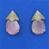 American Diamond Classic Earring with Mehndi Plating