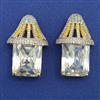 American Diamond Classic Earring with 2 Tone Plating