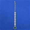 American Diamond Classic Tikka with 2 Tone Plating