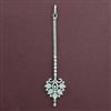 American Diamond Classic Tikka with Rhodium Plating 2 Tone Plating Mehndi Plating