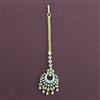 American Diamond Classic Tikka with Rhodium Plating 2 Tone Plating Mehndi Plating
