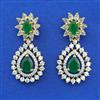 American Diamond Classic Earring with 2 Tone Plating