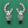 American Diamond Classic Earring with Carat Plating