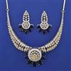 American Diamond Classic Necklace with 2 Tone Plating