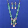 American Diamond Hazoorilal Necklace with Carat Plating