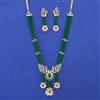 American Diamond Hazoorilal Necklace with Carat Plating