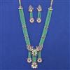 American Diamond Hazoorilal Necklace with Carat Plating