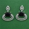 American Diamond Classic Earring with Rhodium Plating