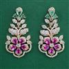 American Diamond Classic Earring with Carat Plating