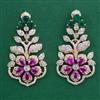 American Diamond Classic Earring with Carat Plating