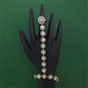 American Diamond Adjustable Hath Pan with Rhodium Plating 2 Tone Plating Mehndi Plating