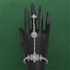 American Diamond Adjustable Hath Pan with Rhodium Plating 2 Tone Plating