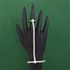 American Diamond Adjustable Hath Pan with Rhodium Plating 2 Tone Plating Mehndi Plating