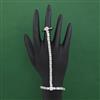 American Diamond Adjustable Hath Pan with Rhodium Plating 2 Tone Plating Mehndi Plating