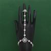 American Diamond Adjustable Hath Pan with Rhodium Plating 2 Tone Plating