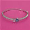 American Diamond Openable kada with Rhodium Plating