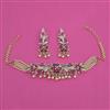 American Diamond Pearl Necklace with Carat Plating