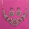 American Diamond Hazoorilal Necklace with Carat Plating