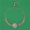 American Diamond Adjustable Bracelet with Carat Plating