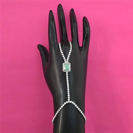 American Diamond Adjustable Hath Pan with Rhodium Plating