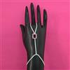 American Diamond Adjustable Hath Pan with Rhodium Plating