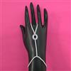 American Diamond Adjustable Hath Pan with Rhodium Plating