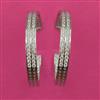 American Diamond Bali with Rhodium Plating 2 Tone Plating