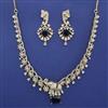 American Diamond Animal Necklace with 2 Tone Plating