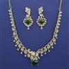 American Diamond Animal Necklace with 2 Tone Plating