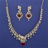 American Diamond Animal Necklace with 2 Tone Plating
