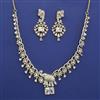 American Diamond Animal Necklace with 2 Tone Plating