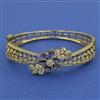 American Diamond Openable kada with Mehndi Plating