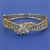 American Diamond Openable kada with Mehndi Plating