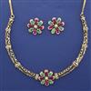 American Diamond Hazoorilal Necklace with Carat Plating