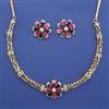 American Diamond Hazoorilal Necklace with Carat Plating